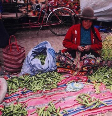 Market in Pisac, Peru
